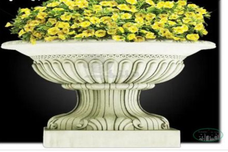 گلدان مدرن فایبرگلاس برای فضای شهری و زیبا سازی